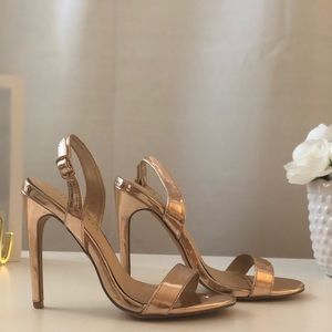 Rose Gold Strappy Sandal